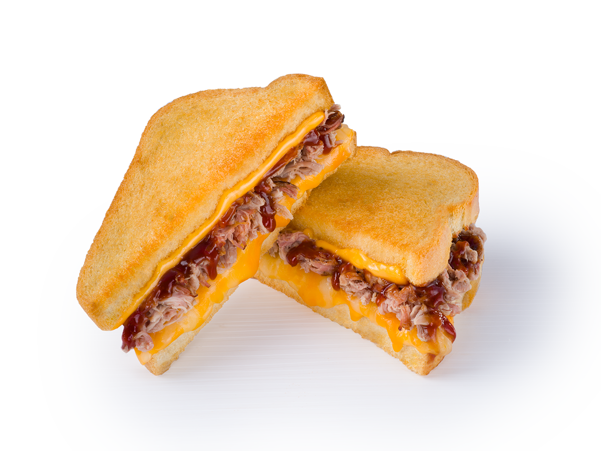 BBQ Pork Grilled Cheese