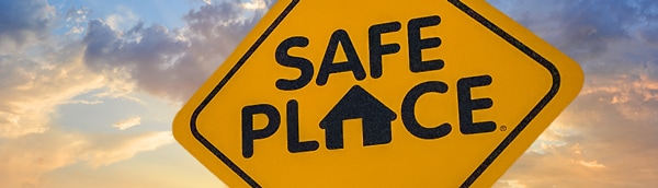 Safe place sign