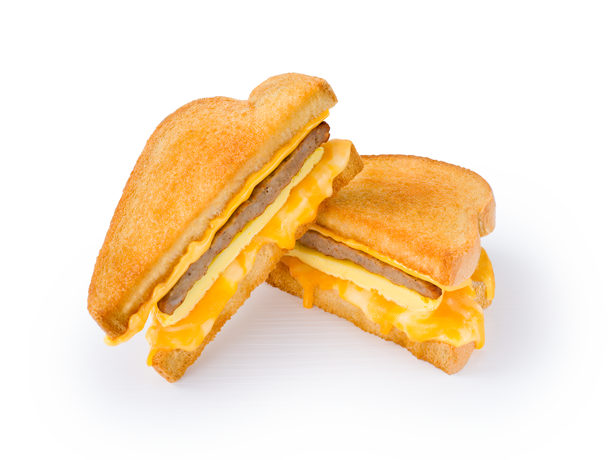 Sausage, Egg & Cheese Grilled Cheese